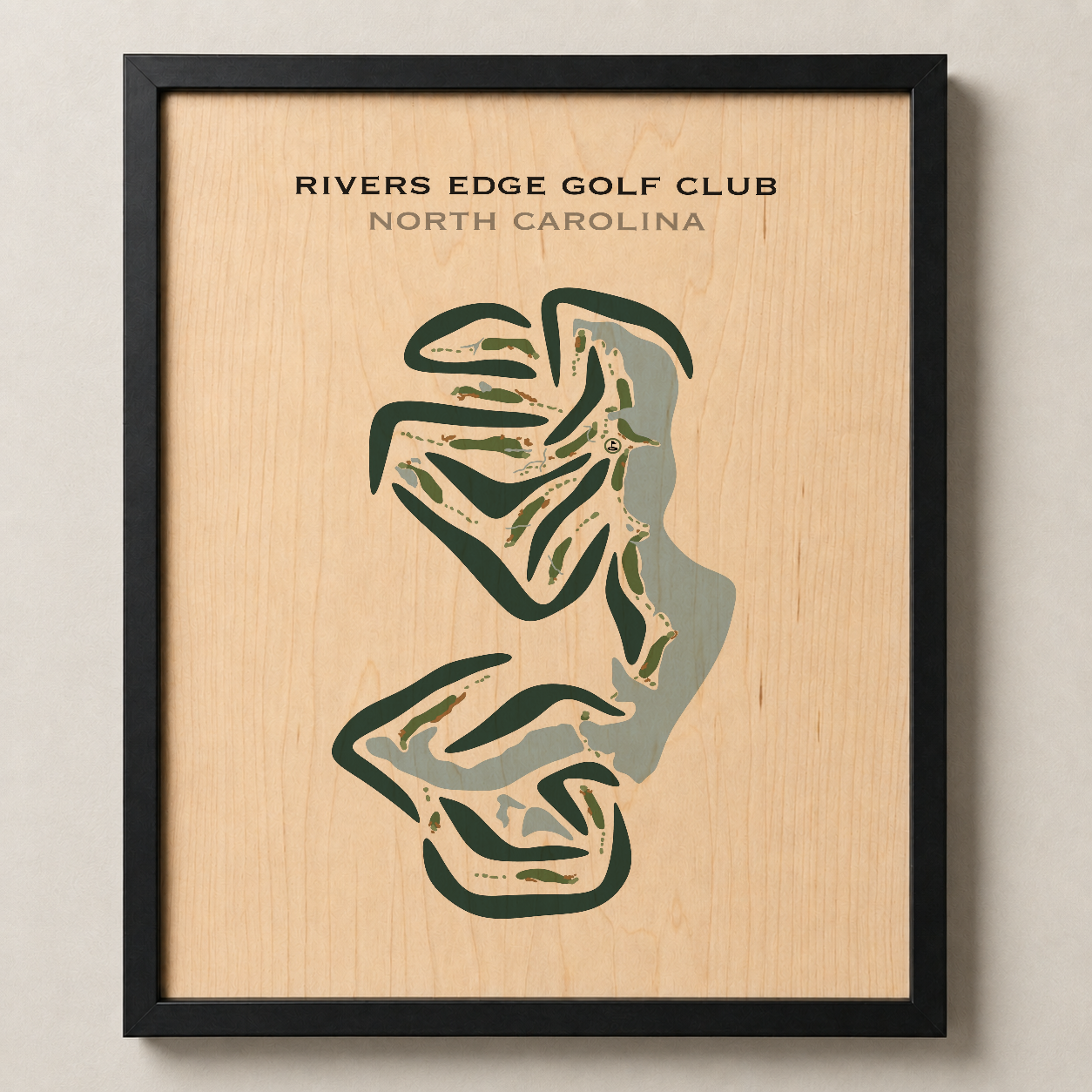 Rivers Edge Golf Club, North Carolina - Printed Golf Courses