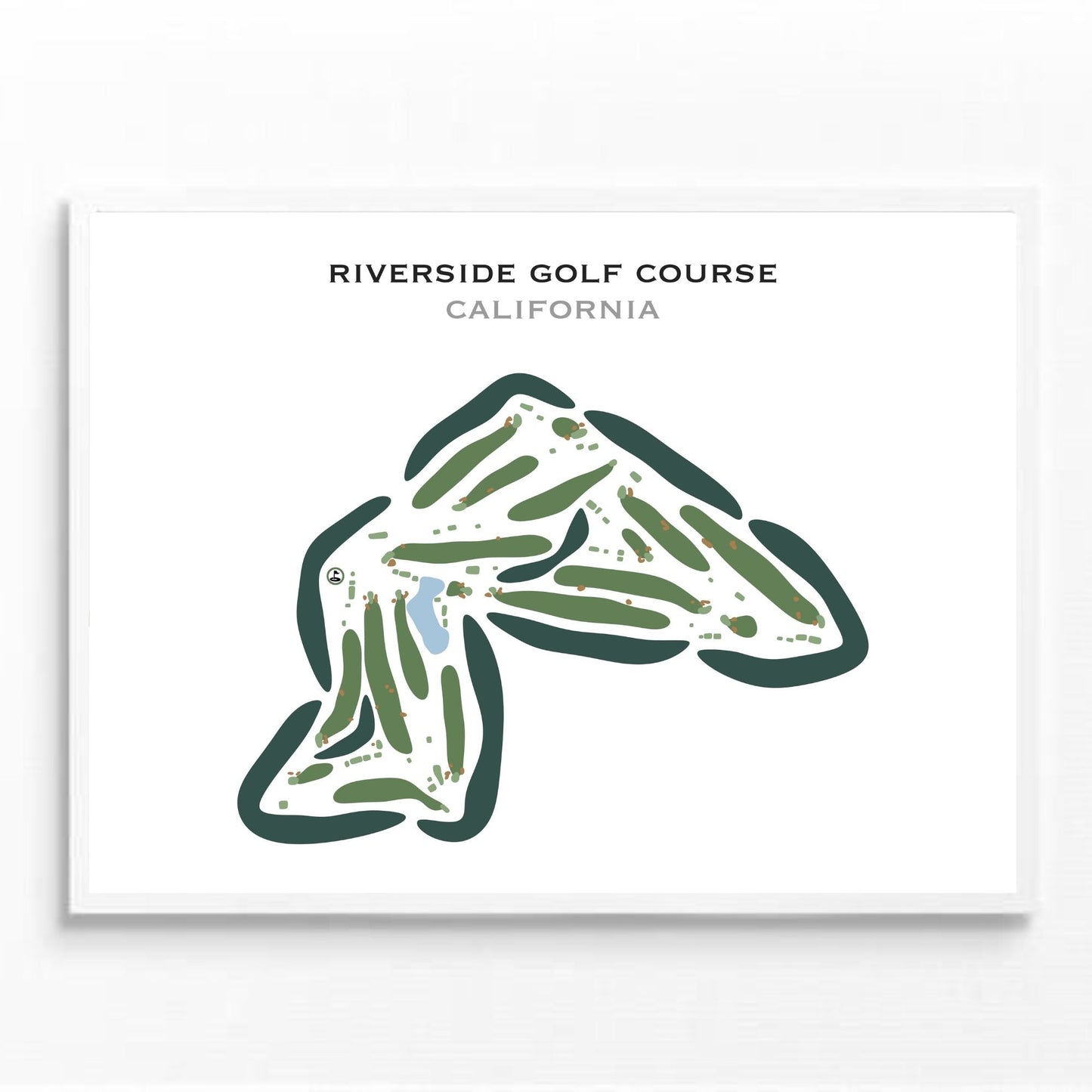 Riverside Golf Course, California - Printed Golf Courses