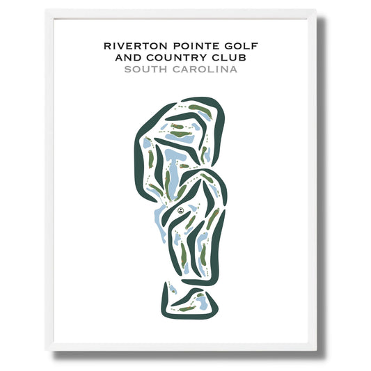 Riverton Pointe Golf & Country Club, South Carolina - Printed Golf Courses