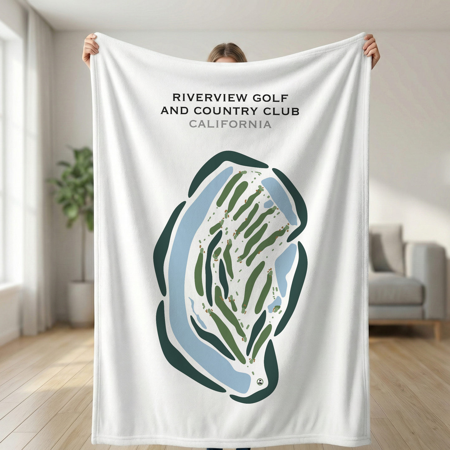Riverview Golf & Country Club, California - Printed Golf Courses