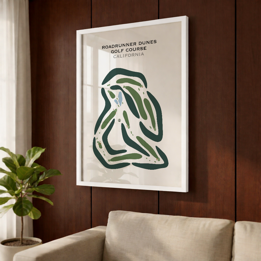 Roadrunner Dunes Golf Course, California - Printed Golf Courses