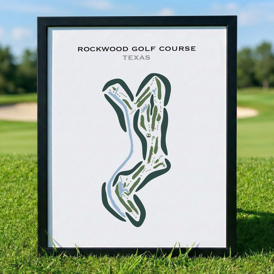 Rockwood Golf Course, Texas - Printed Golf Courses