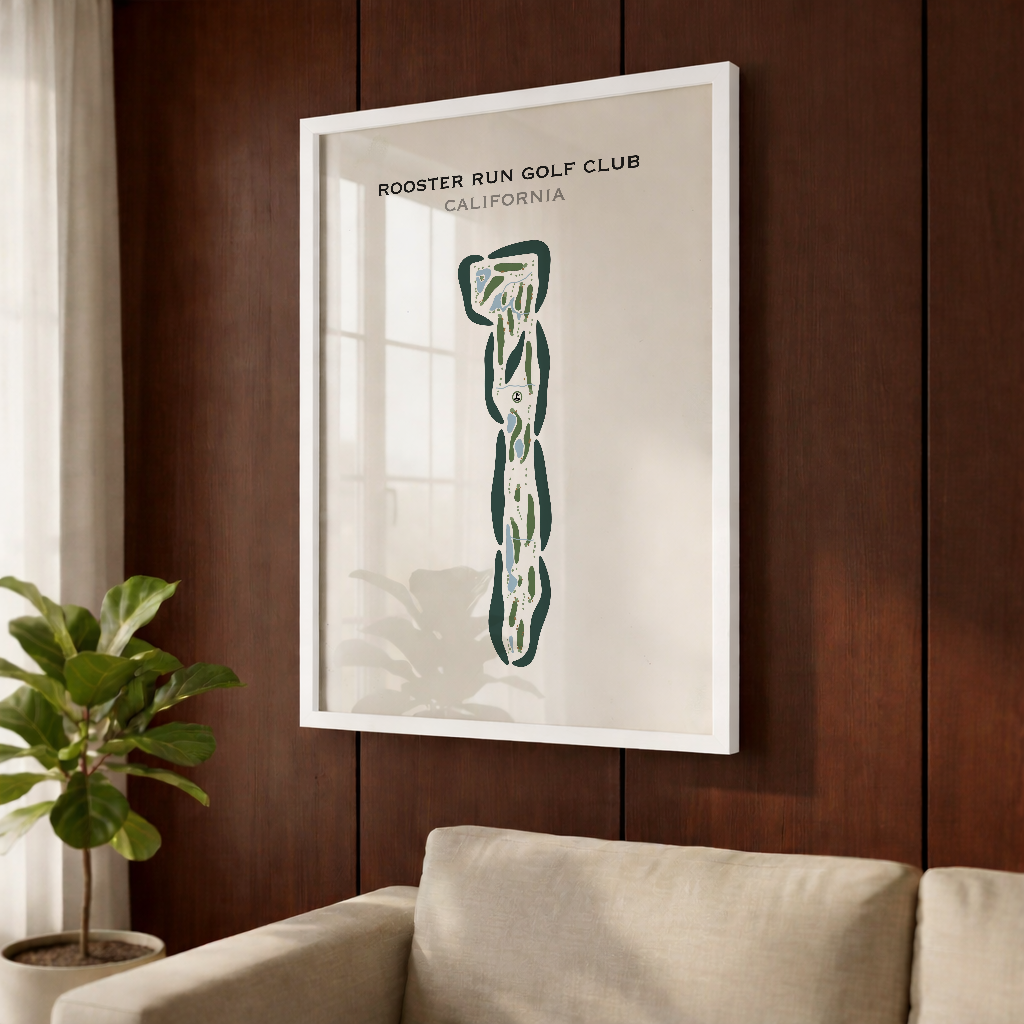 Rooster Run Golf Club, California - Printed Golf Courses