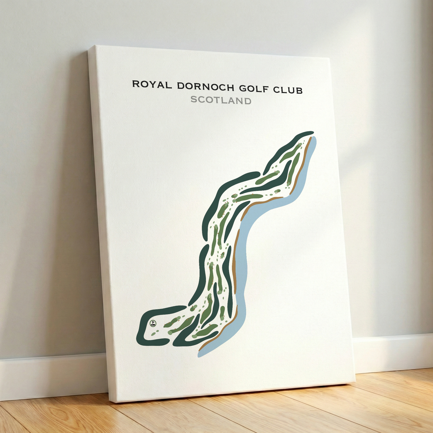 Royal Dornoch Golf Club, Dornoch Scotland - Printed Golf Courses
