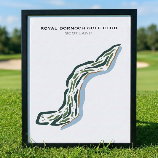 Royal Dornoch Golf Club, Dornoch Scotland - Printed Golf Courses