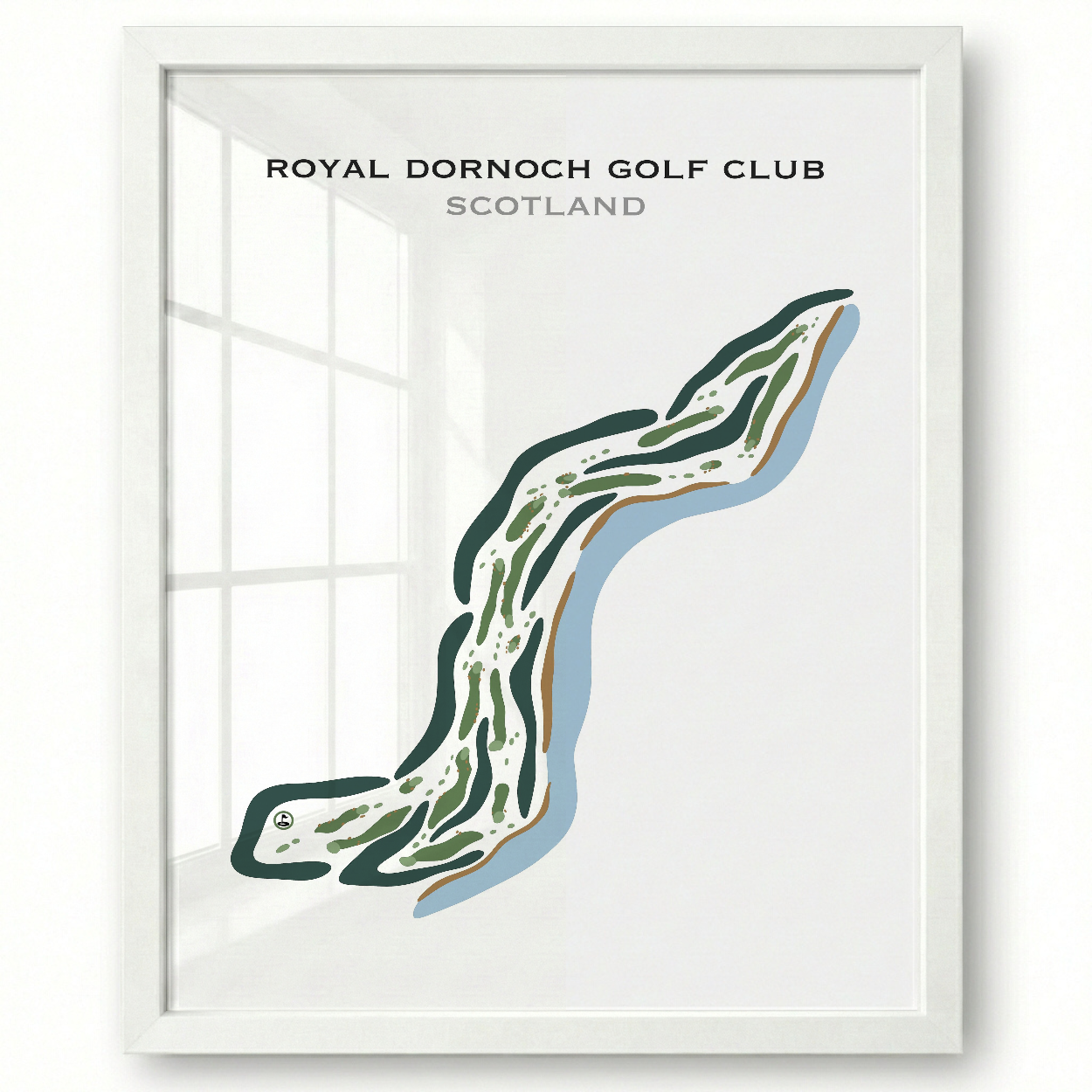 Royal Dornoch Golf Club, Dornoch Scotland - Printed Golf Courses