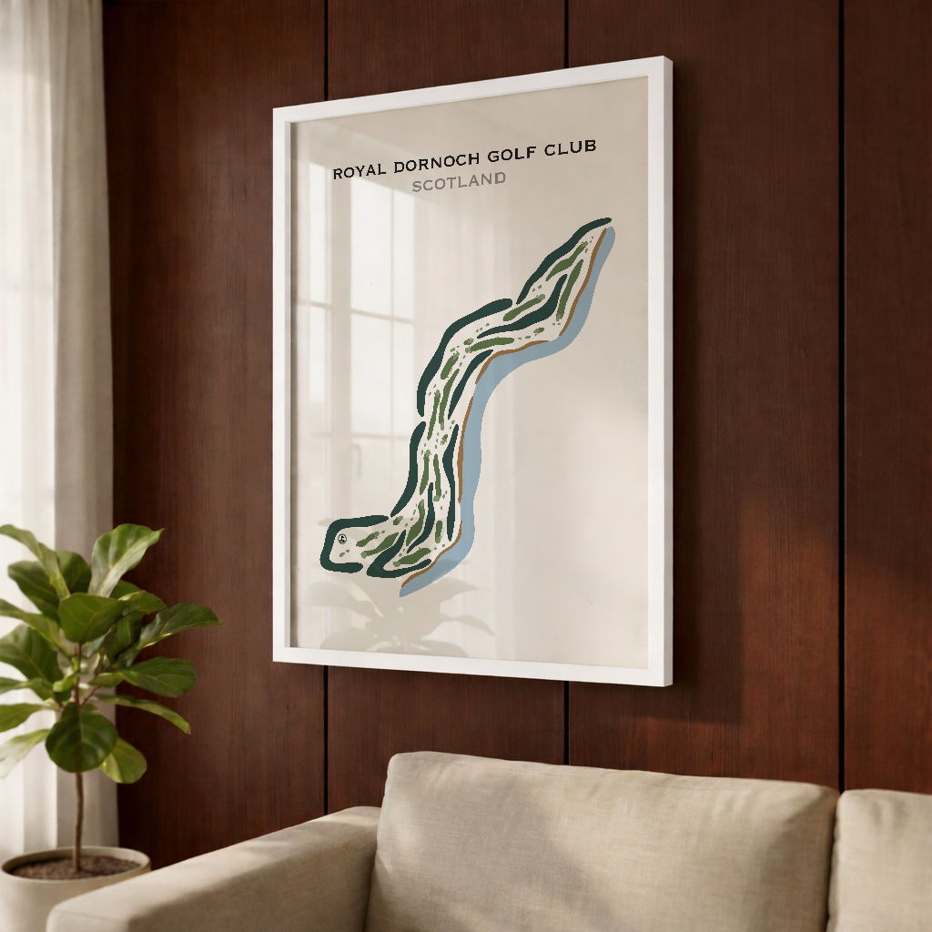 Royal Dornoch Golf Club, Dornoch Scotland - Printed Golf Courses