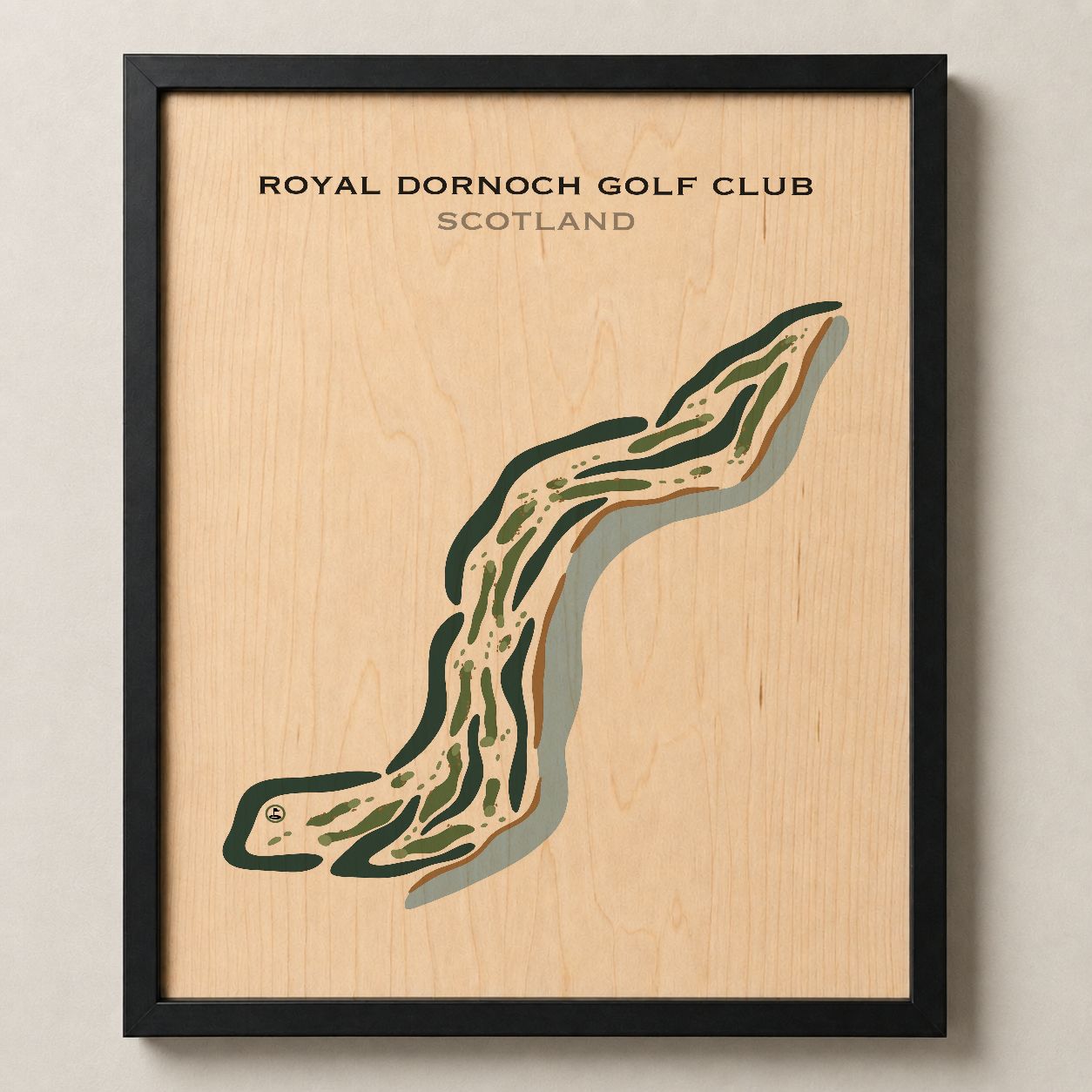 Royal Dornoch Golf Club, Dornoch Scotland - Printed Golf Courses