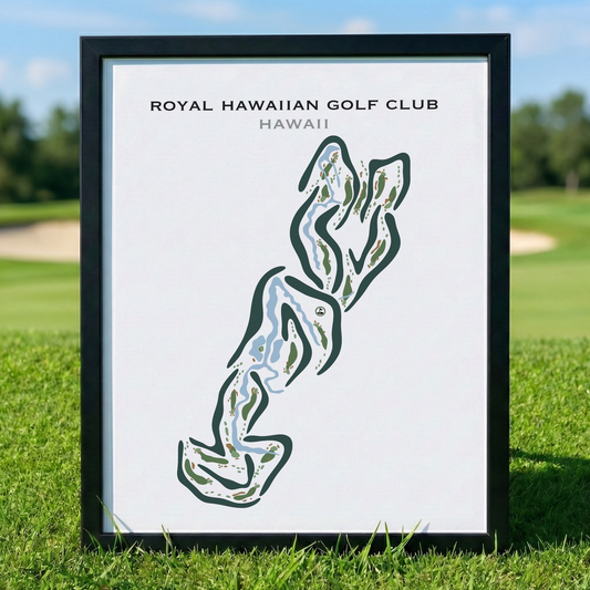 Royal Hawaiian Golf Club, Hawaii - Printed Golf Courses