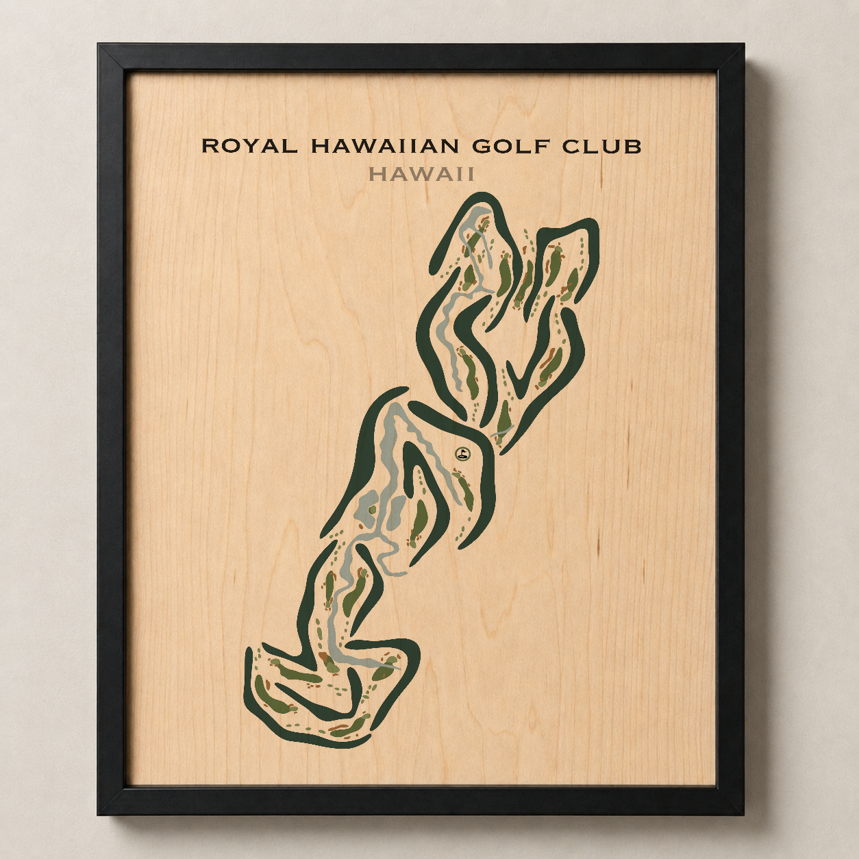 Royal Hawaiian Golf Club, Hawaii - Printed Golf Courses