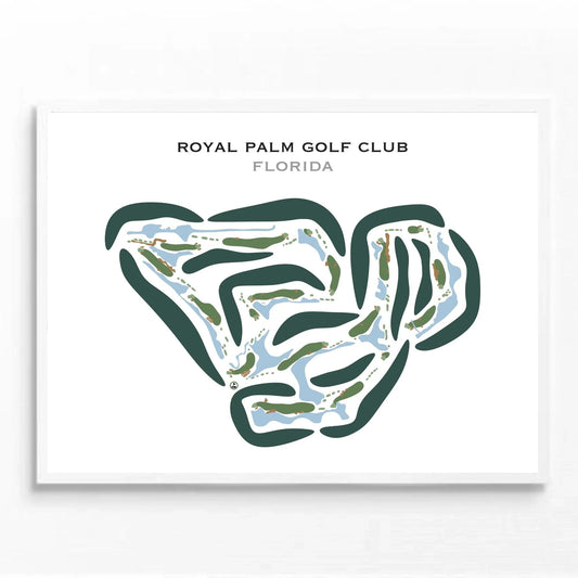 Royal Palm Golf Club, Florida - Printed Golf Courses
