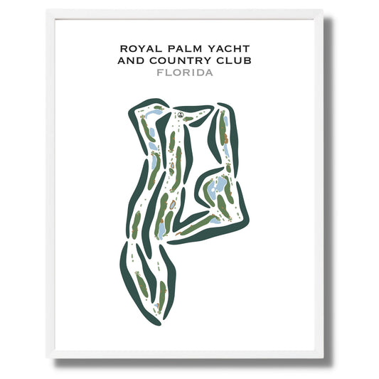 Royal Palm Yacht & Country Club, Florida - Printed Golf Courses
