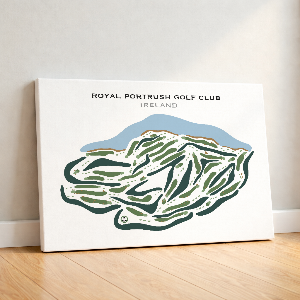 Royal Portrush Golf Club, Northern Ireland - Printed Golf Courses