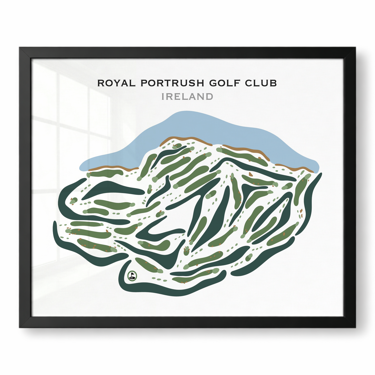 Royal Portrush Golf Club, Northern Ireland - Printed Golf Courses