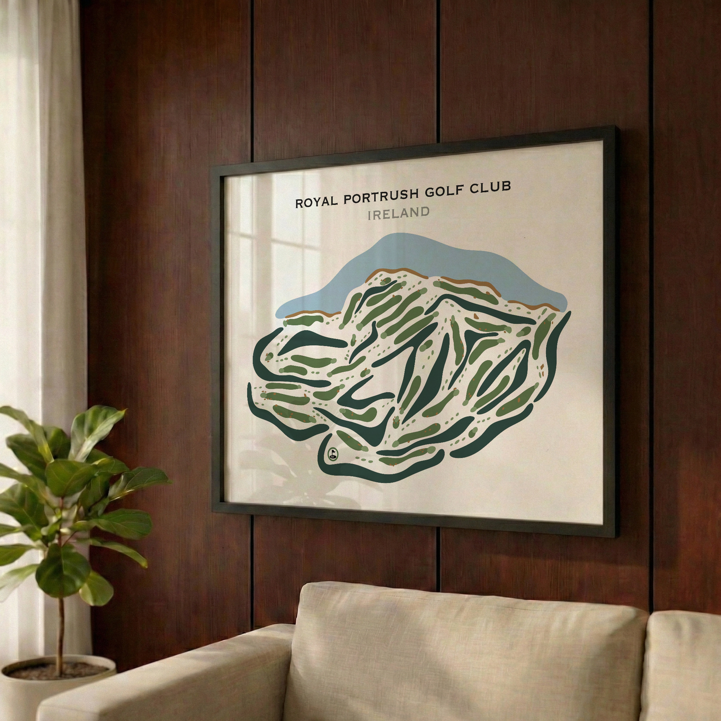 Royal Portrush Golf Club, Northern Ireland - Printed Golf Courses