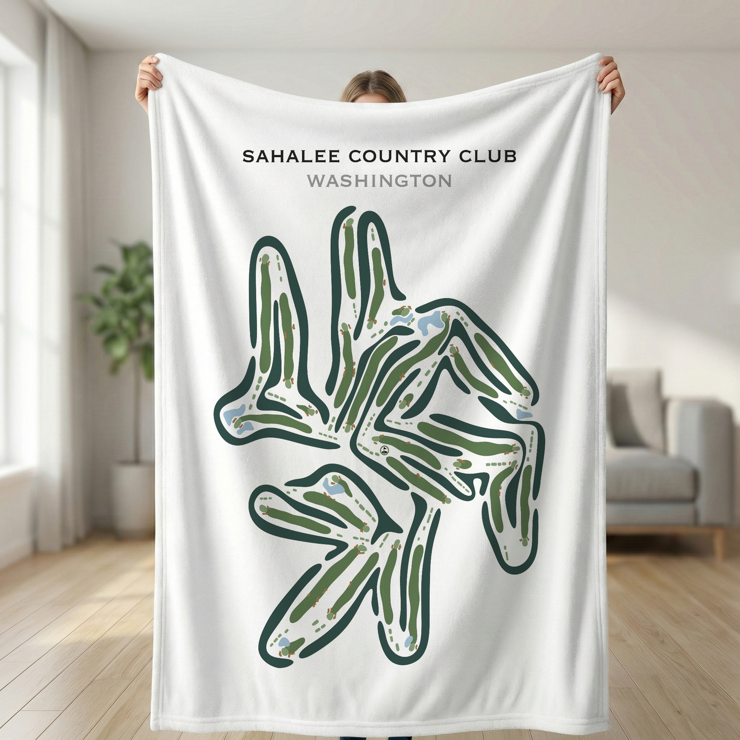 Sahalee Country Club, Washington - Printed Golf Courses