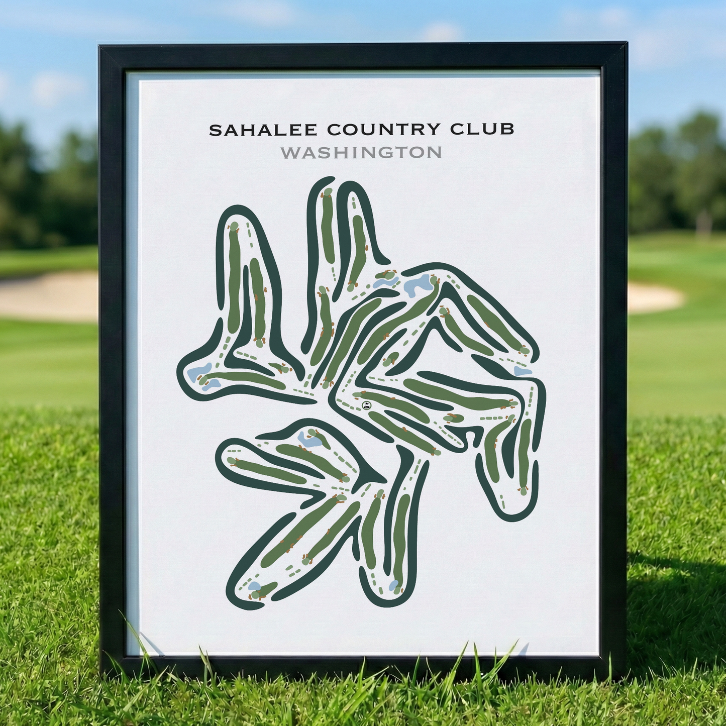 Sahalee Country Club, Washington - Printed Golf Courses