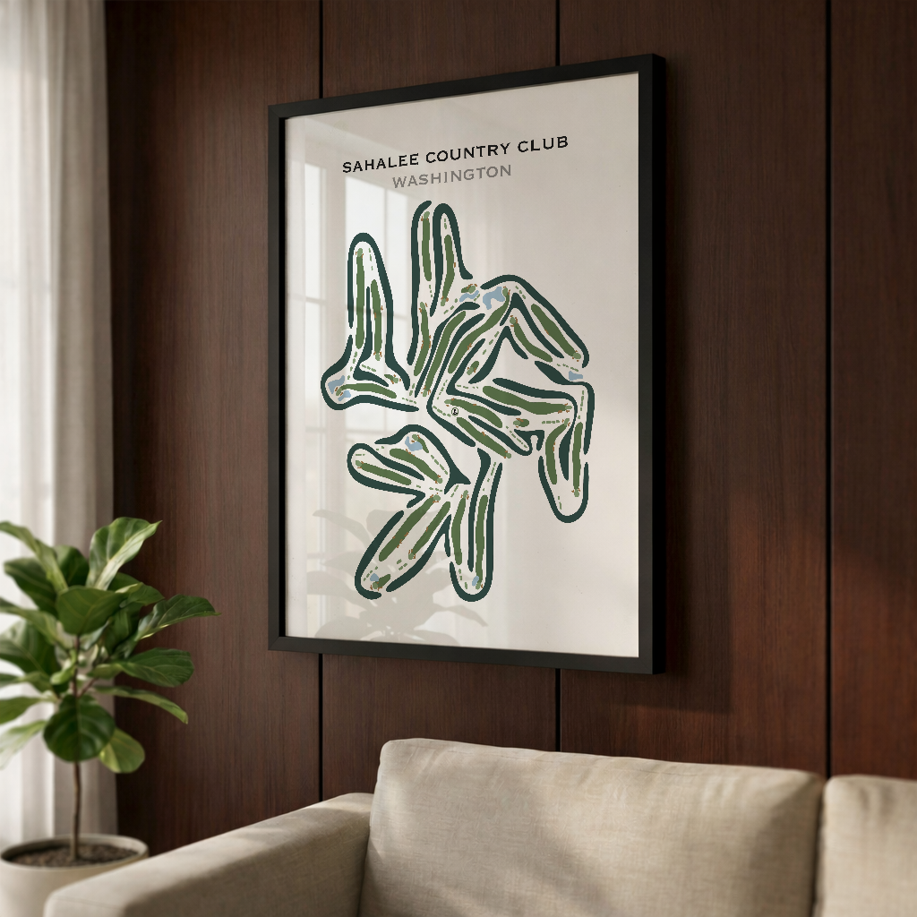 Sahalee Country Club, Washington - Printed Golf Courses