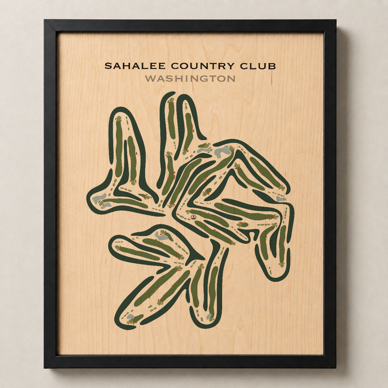 Sahalee Country Club, Washington - Printed Golf Courses