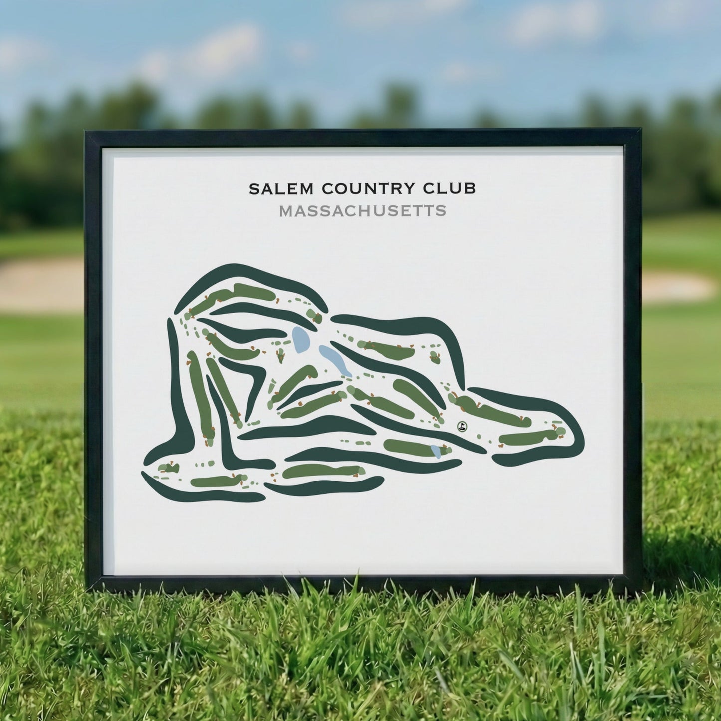 Salem Country Club, Massachusetts - Printed Golf Courses