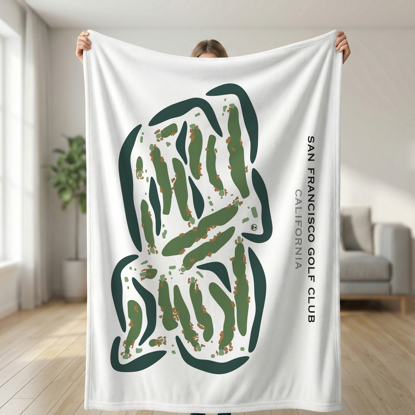 San Francisco Golf Club, California - Printed Golf Courses