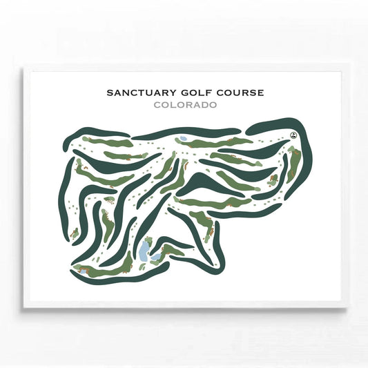 Sanctuary Golf Course, Colorado - Printed Golf Courses