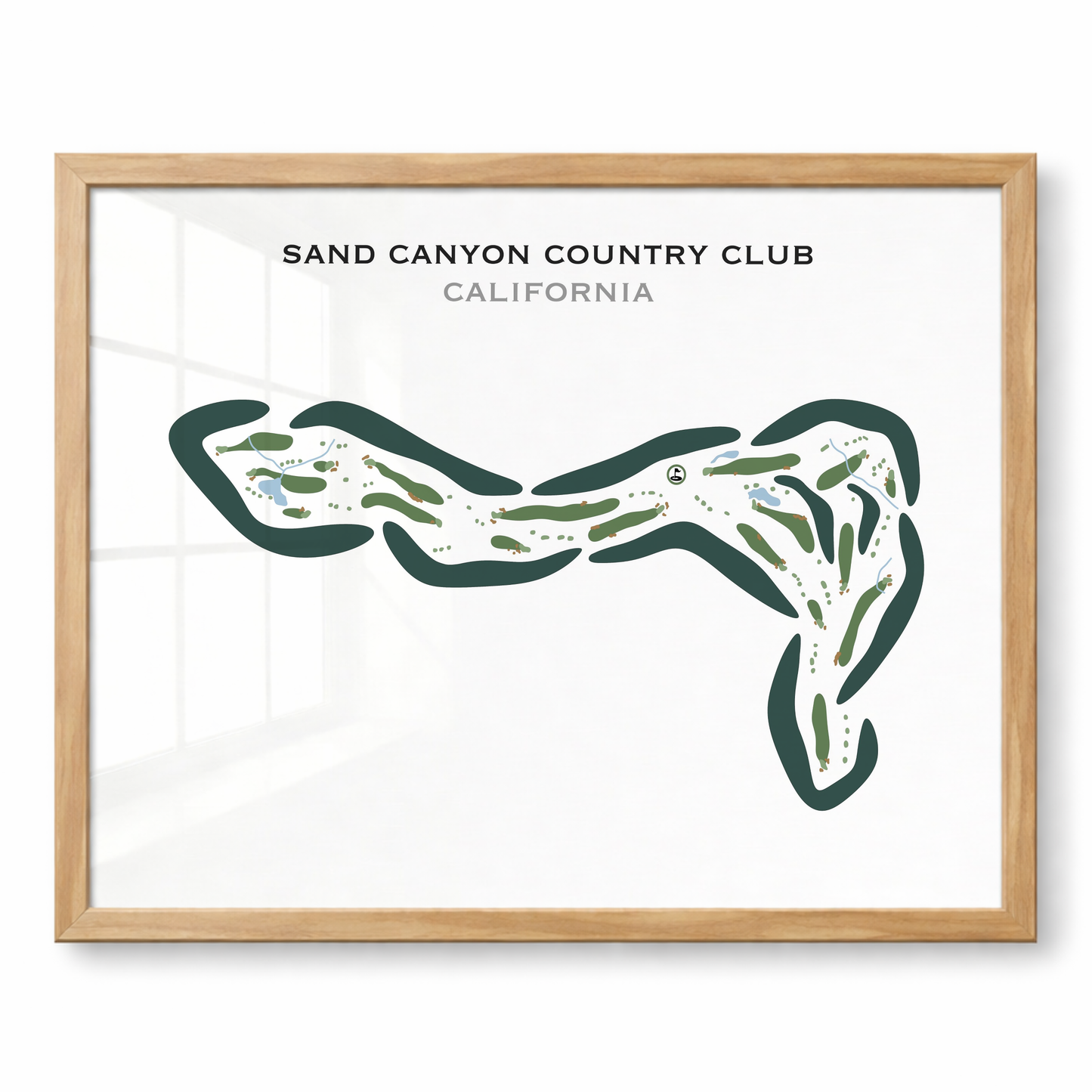 Sand Canyon Country Club, California - Printed Golf Courses