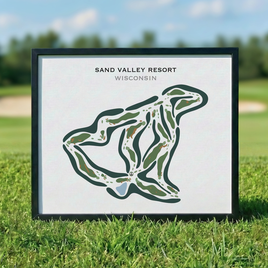 Sand Valley Resort, Wisconsin - Printed Golf Courses