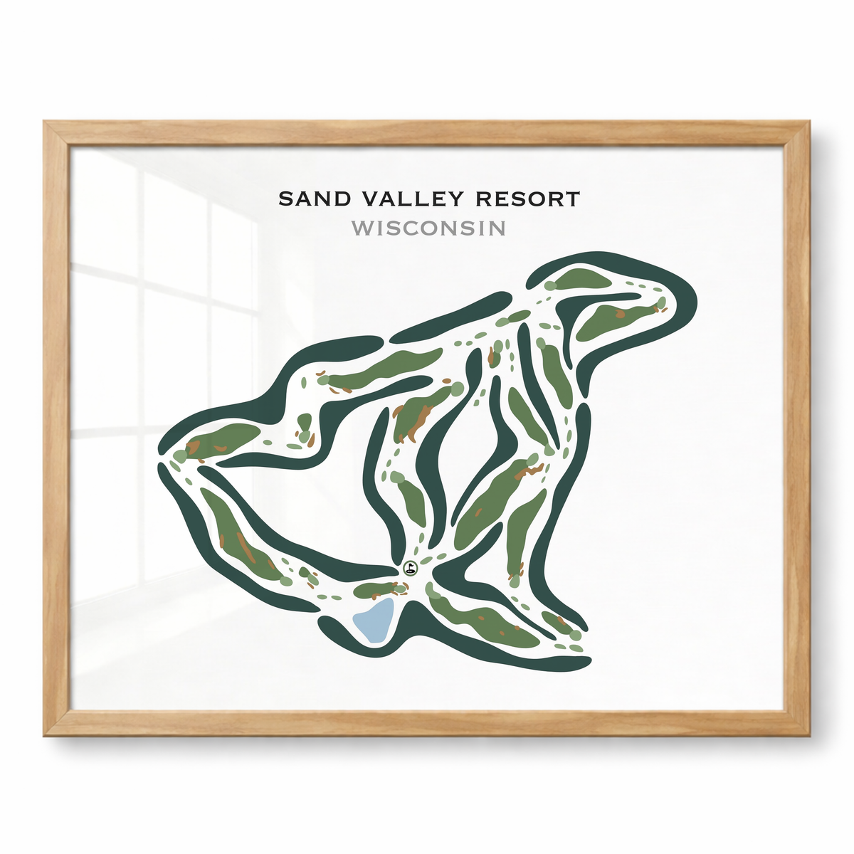 Sand Valley Resort, Wisconsin - Printed Golf Courses