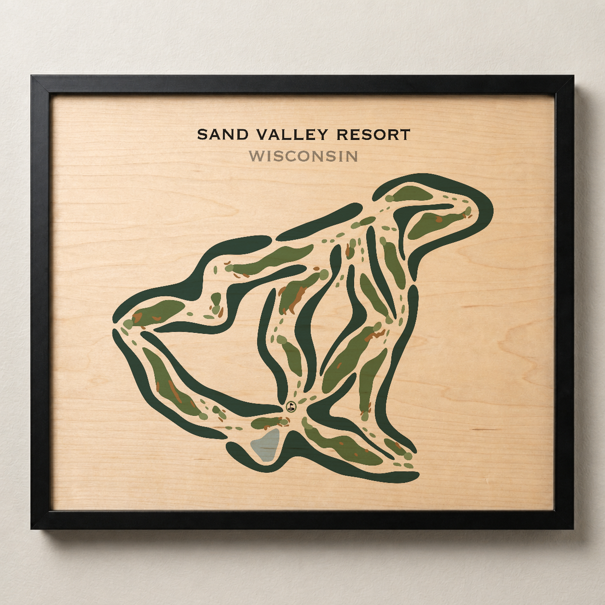 Sand Valley Resort, Wisconsin - Printed Golf Courses