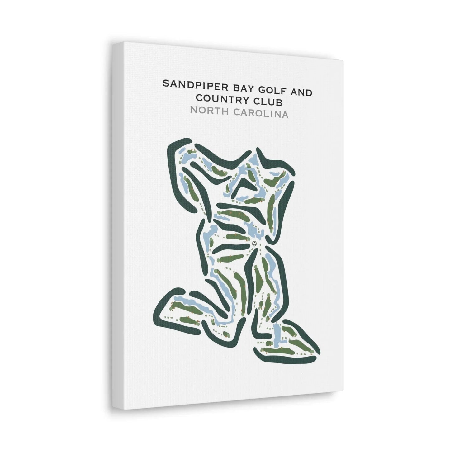 Sandpiper Bay Golf & Country Club, North Carolina - Printed Golf Courses