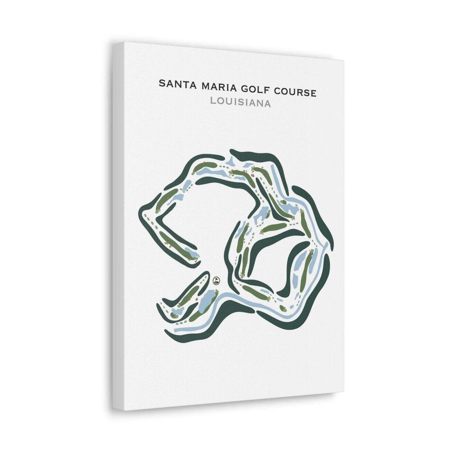 Santa Maria Golf Course, Louisiana - Printed Golf Courses