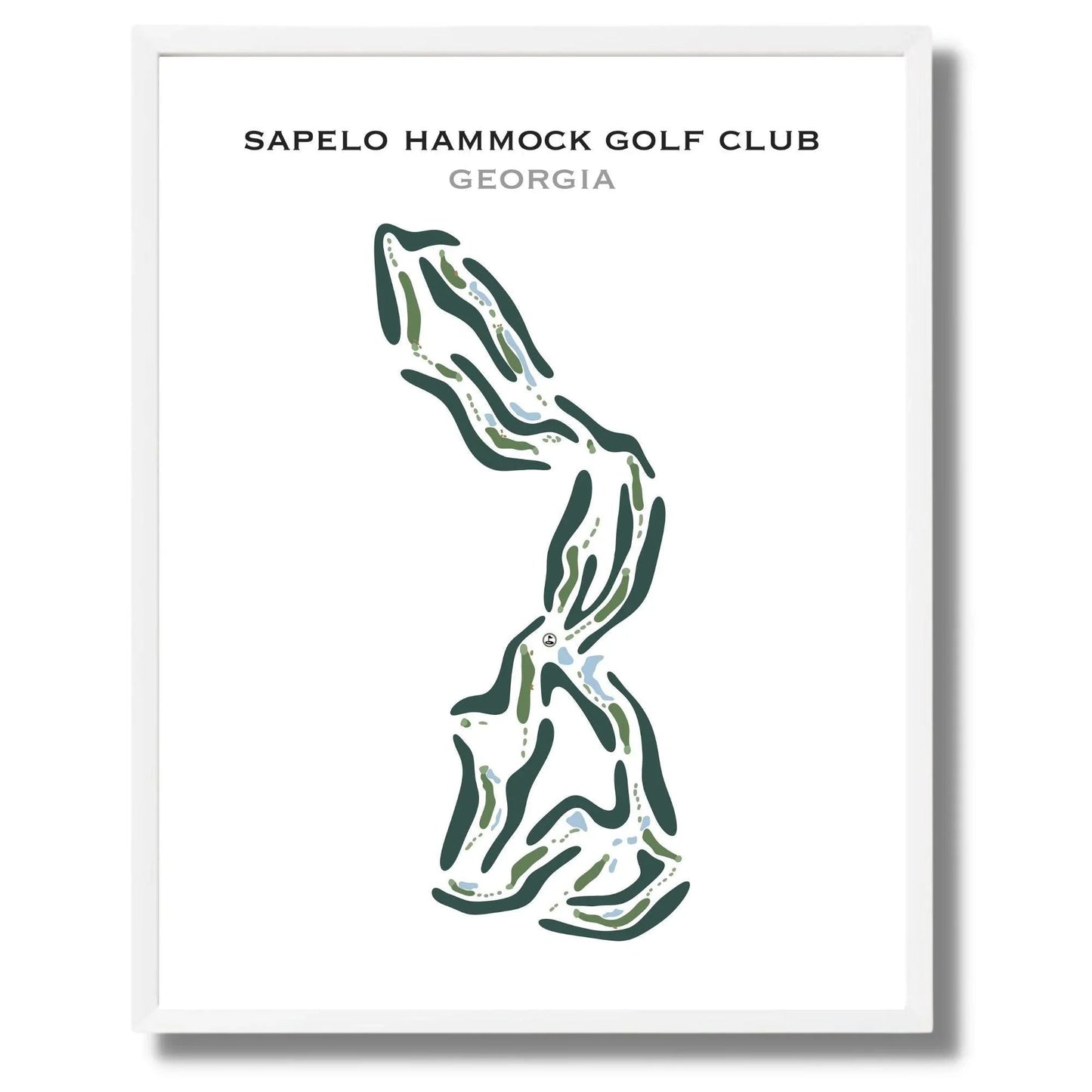 Sapelo Hammock Golf Club, Georgia - Printed Golf Course