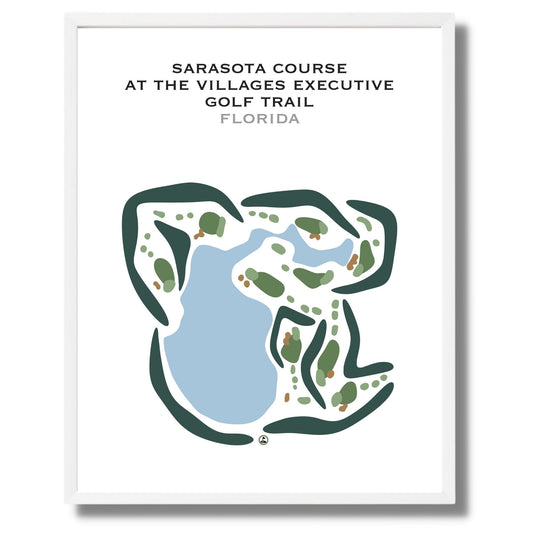Sarasota at The Villages Executive Golf Trail, Florida - Printed Golf Courses