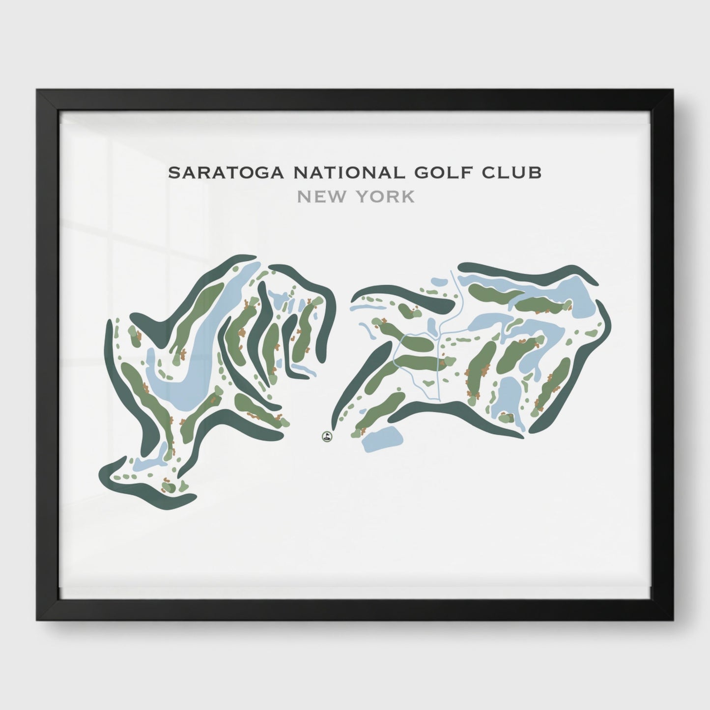 Saratoga National Golf Club, New York - Printed Golf Course