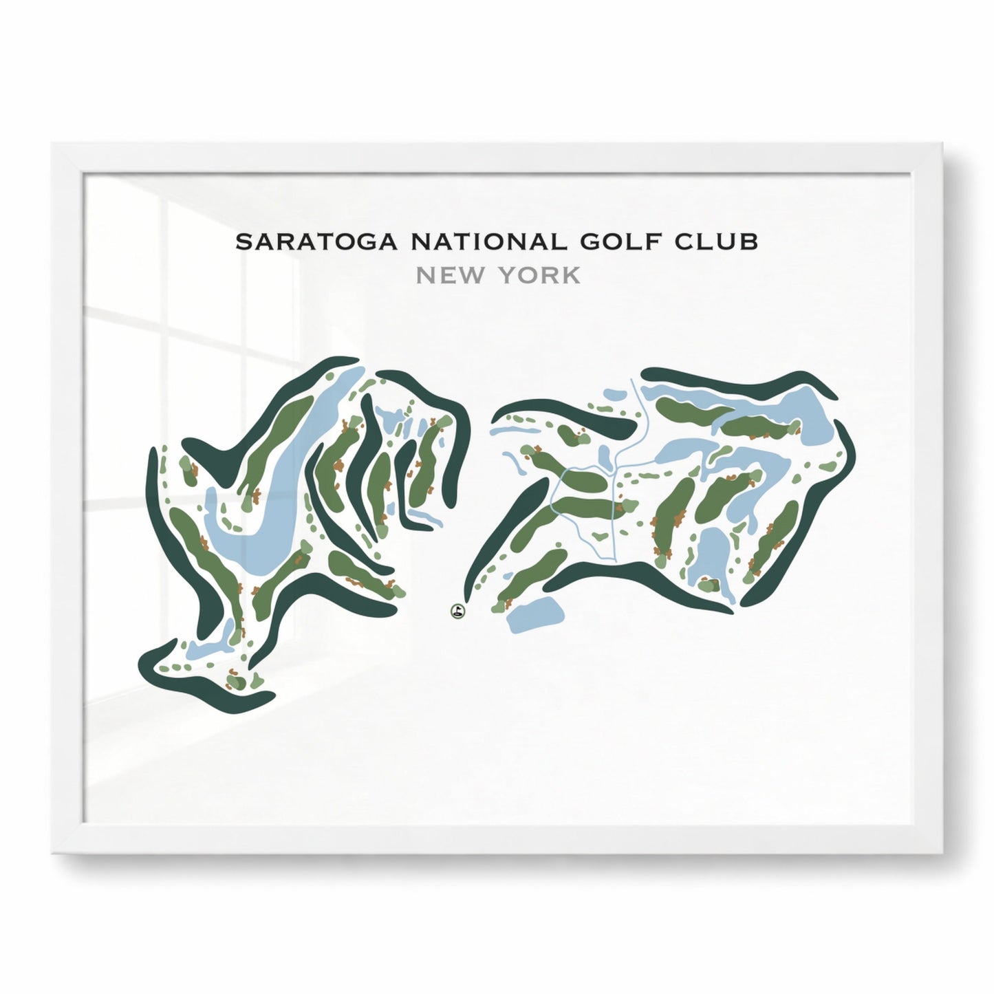 Saratoga National Golf Club, New York - Printed Golf Course