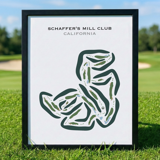 Schaffer's Mill Golf Club, California - Printed Golf Courses