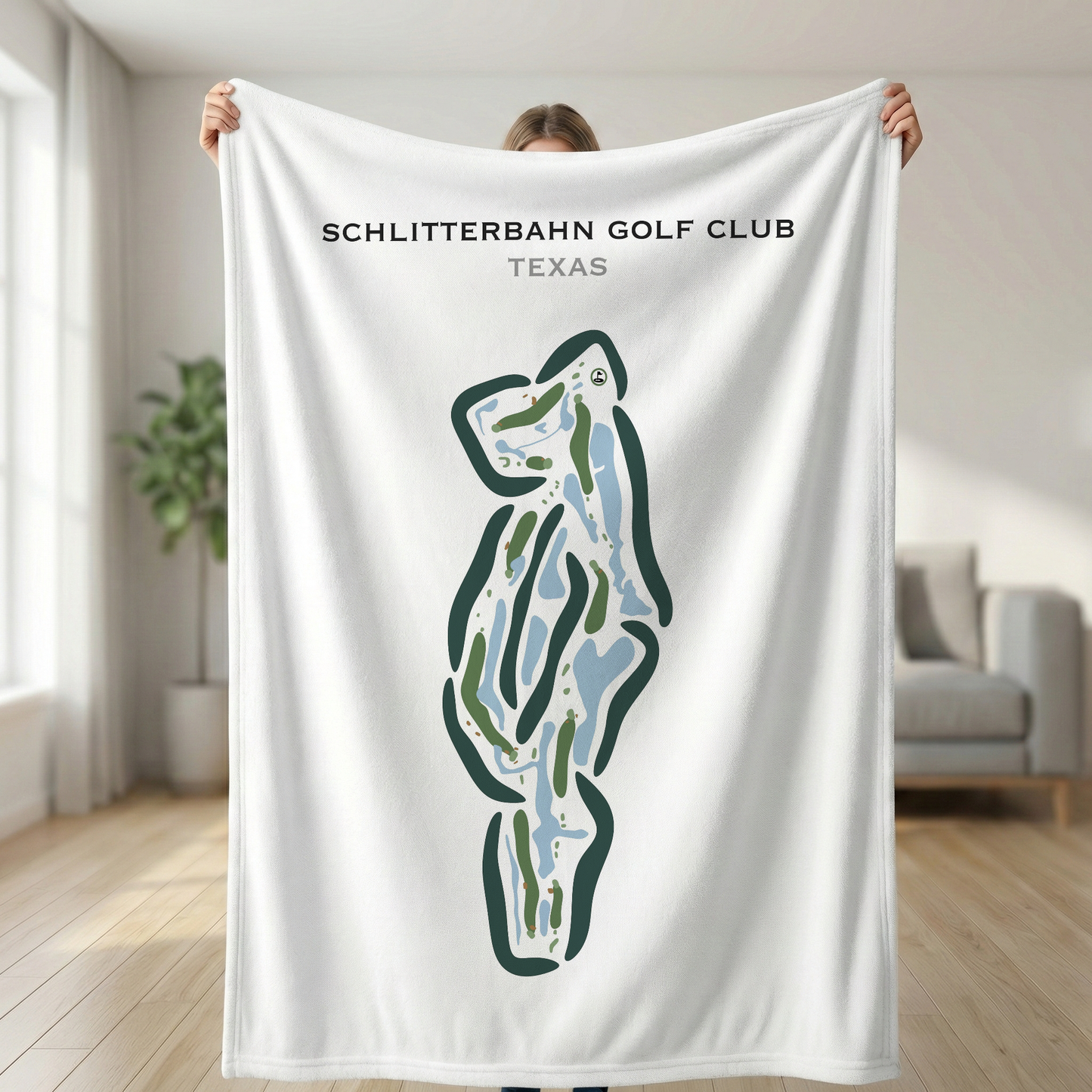 Schlitterbahn Golf Club, Texas - Printed Golf Courses