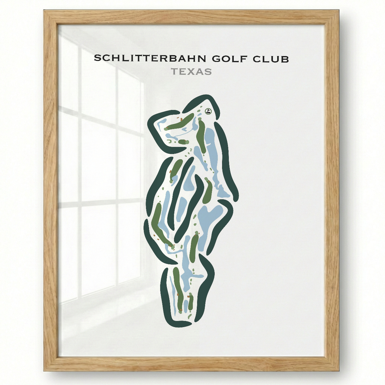 Schlitterbahn Golf Club, Texas - Printed Golf Courses