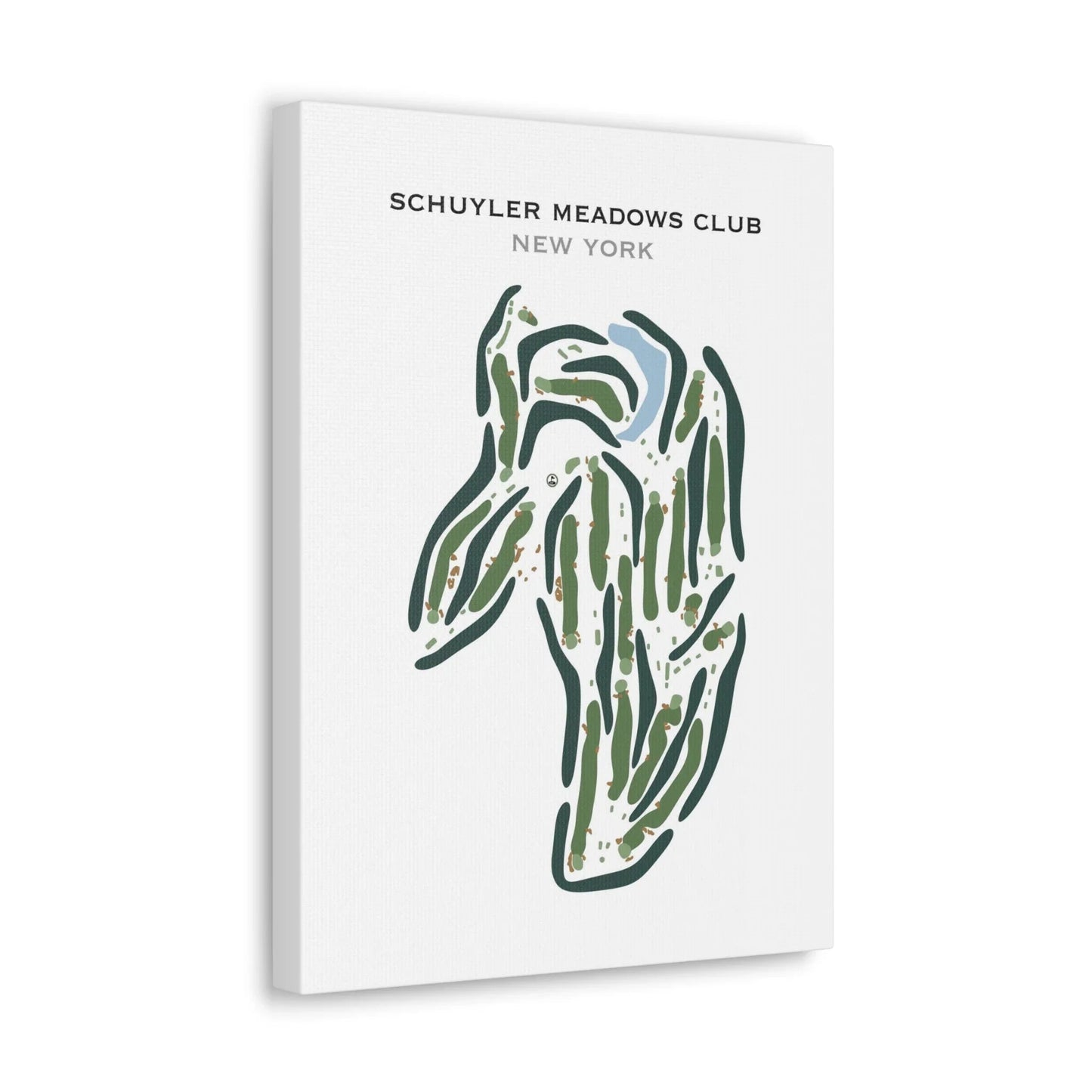 Schuyler Meadows Club, New York - Printed Golf Course