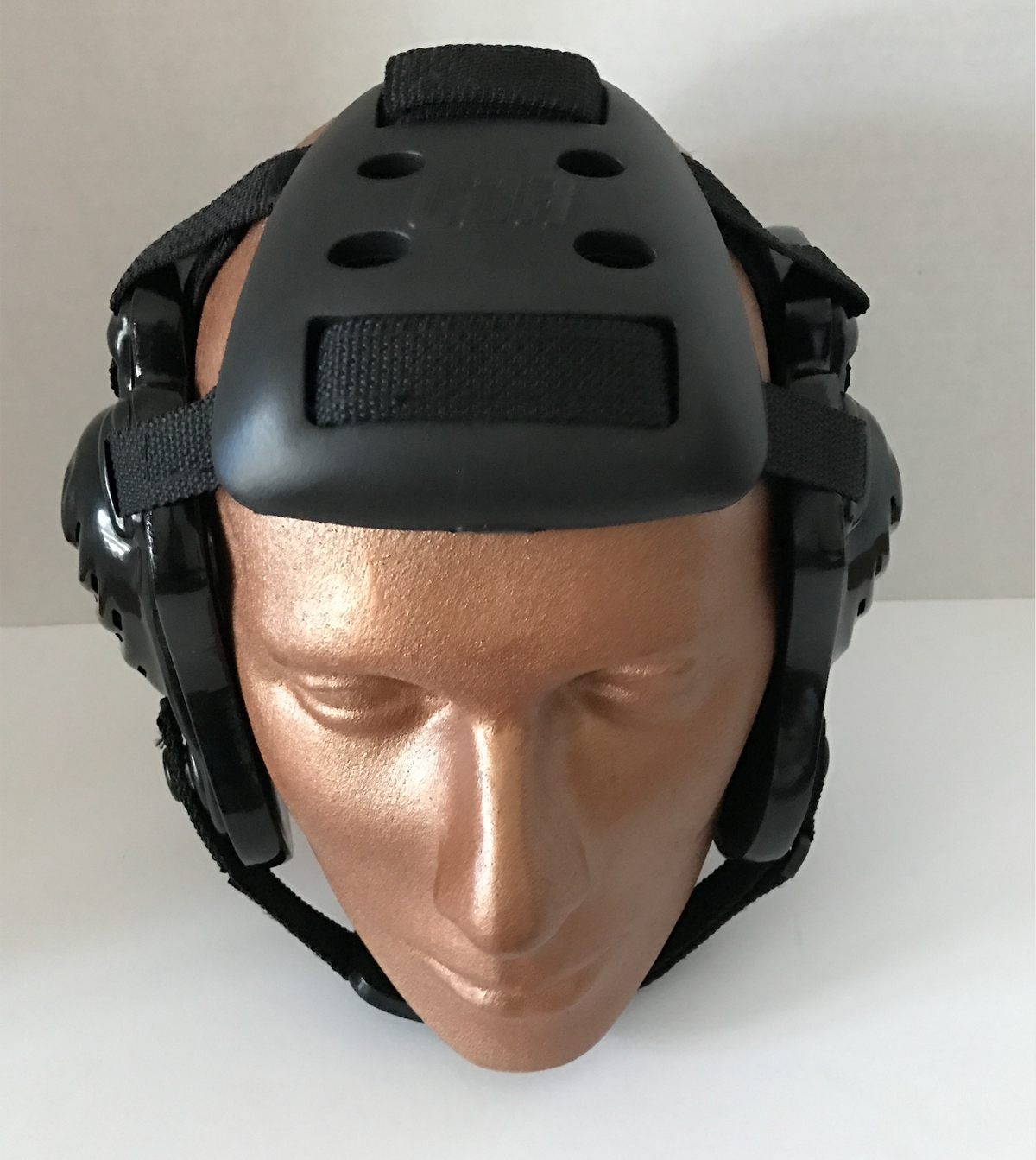 UNIVERSAL FRONT PAD - Adult -BLACK- Fits all 4 strap headgear