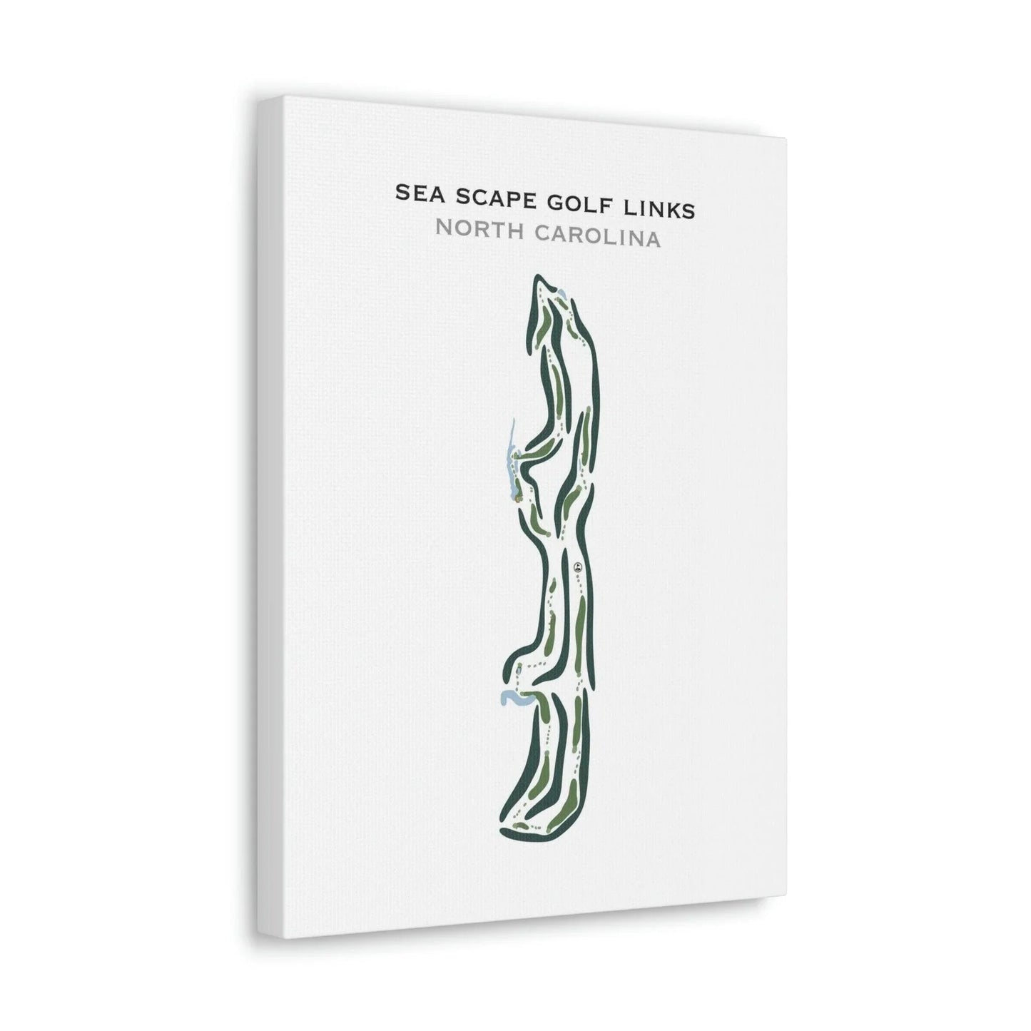Sea Scape Golf Links, North Carolina - Printed Golf Courses