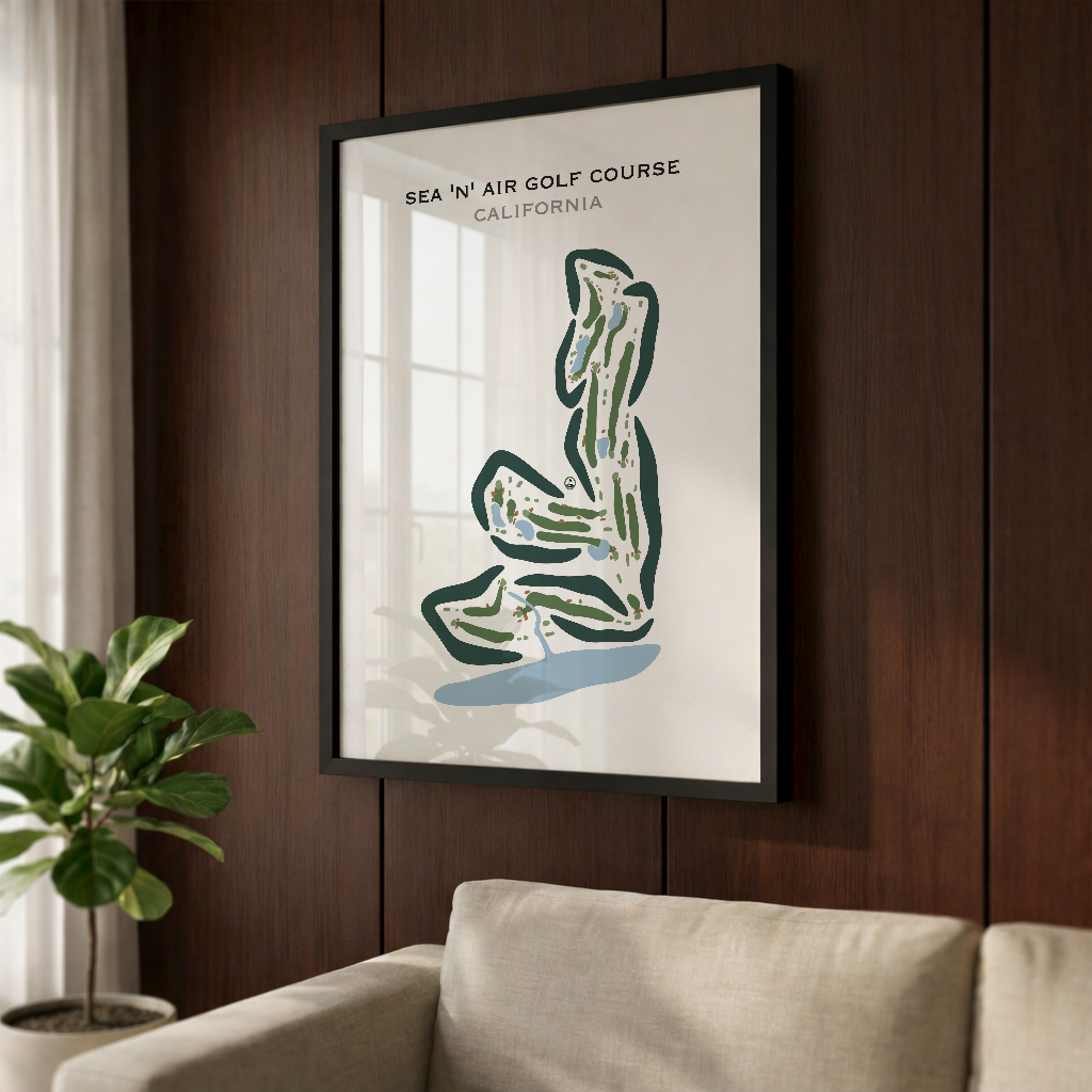 Sea 'N Air Golf Club, California - Printed Golf Courses