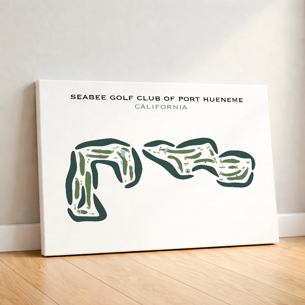 Seabee Golf Club of Port Hueneme, California - Printed Golf Courses