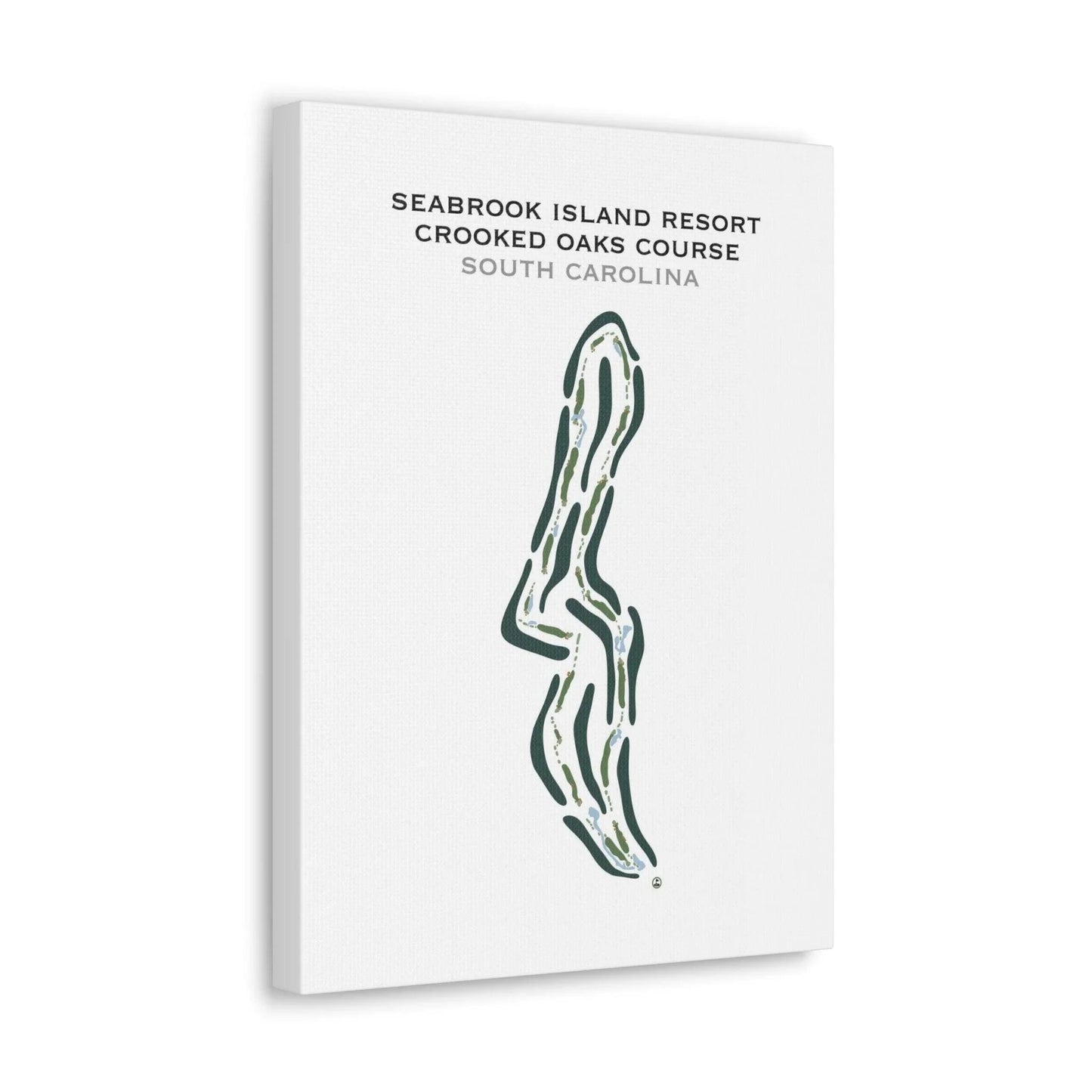 Seabrook Island Resort, Crooked Oaks Golf Course, South Carolina - Printed Golf Course