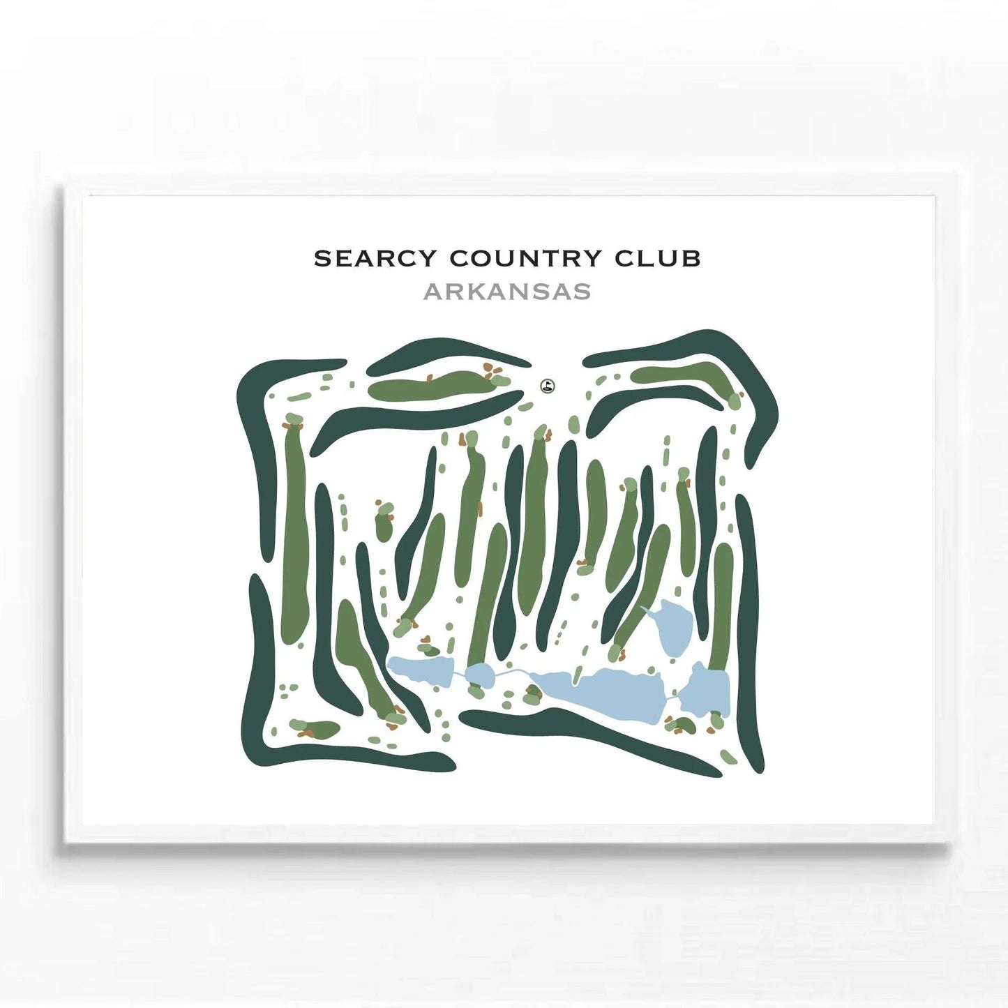 Searcy Country Club, Arkansas - Printed Golf Course