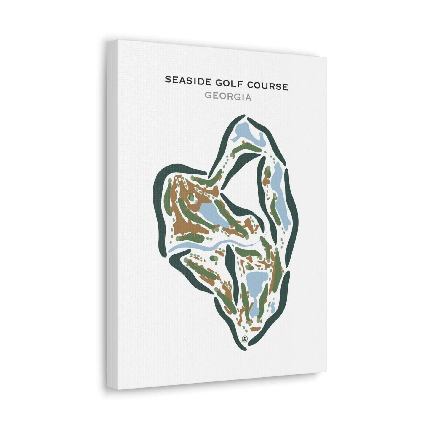 Seaside Golf Course, Georgia - Printed Golf Courses