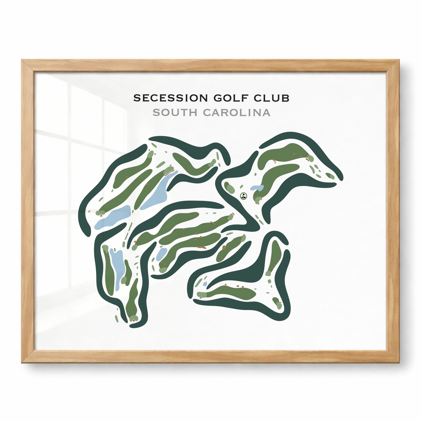 Secession Golf Club, South Carolina - Printed Golf Courses