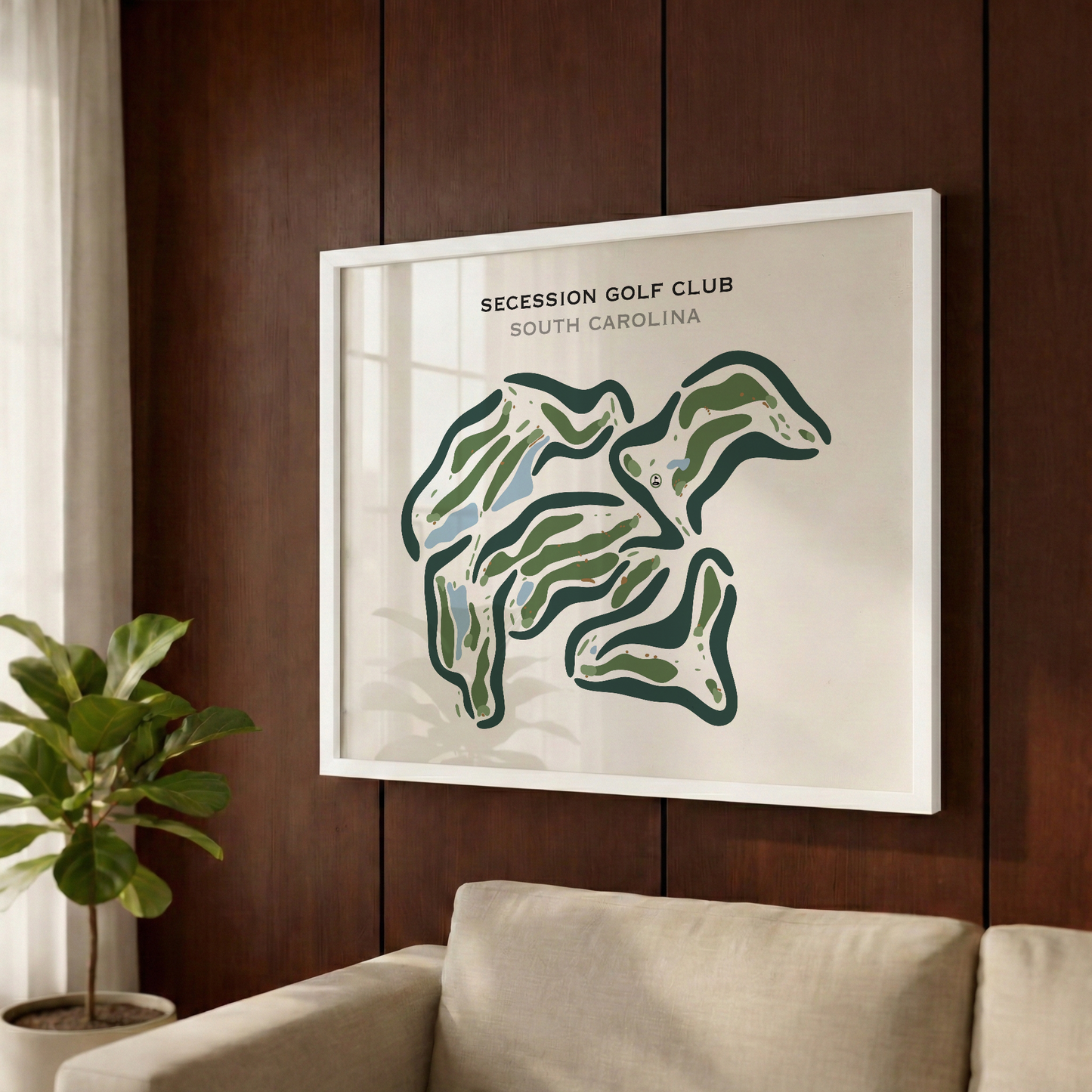 Secession Golf Club, South Carolina - Printed Golf Courses