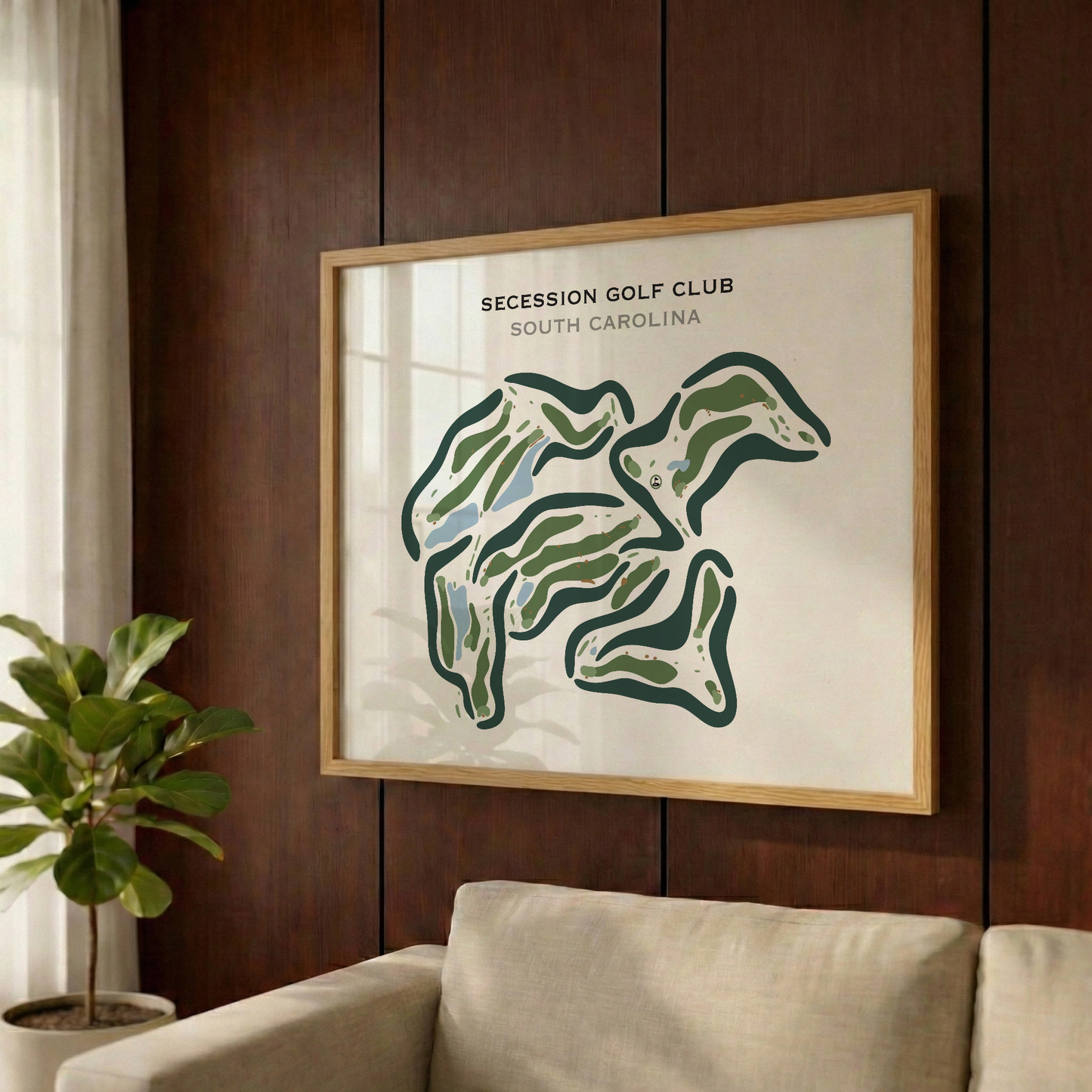 Secession Golf Club, South Carolina - Printed Golf Courses